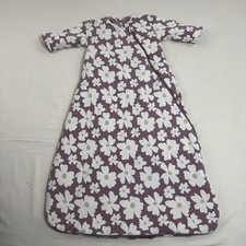 Gunamuna Sleep Sack 9-18 Months Floral Magnolia Long Sleeve 2.5 TOG Bamboo