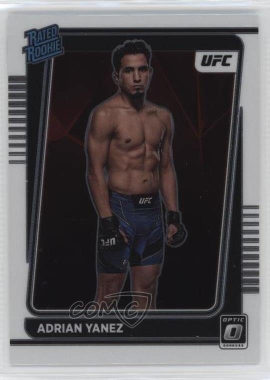 2022 Panini Donruss Optic UFC Rated Rookie Adrian Yanez #105 0us4