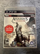 Assassin's Creed III GameStop Edition Sony PlayStation 3 PS3 - Used