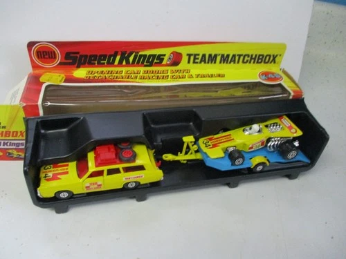 Matchbox Lesney Superkings K-46 Mercury Team Matchbox Set- K-23 car base, boxed