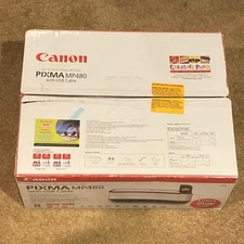 new Canon PIXMA MP480 All-In-One Photo Printer color inkjet New Open Box