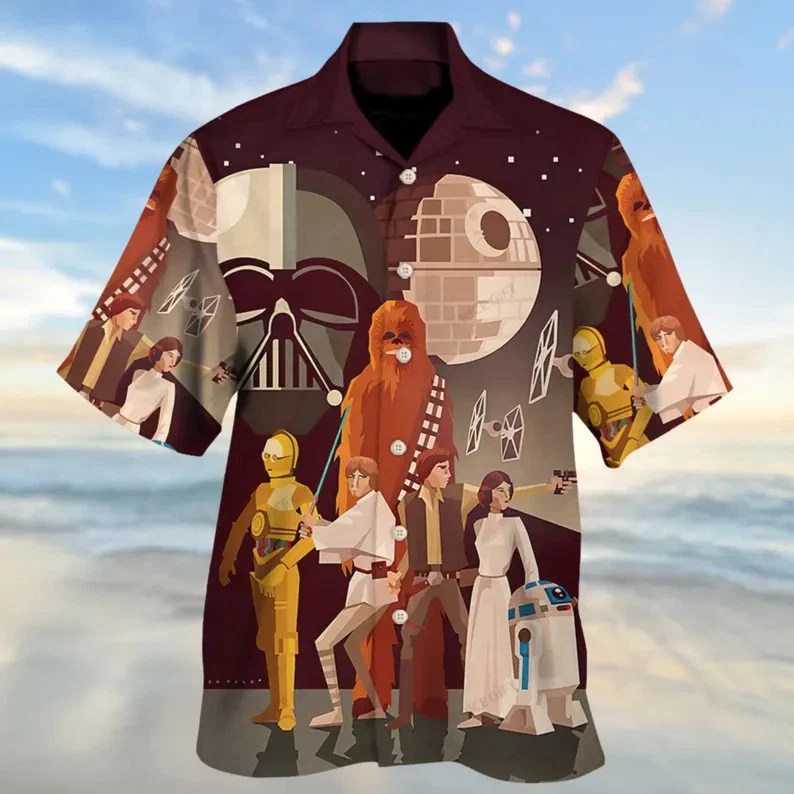 Disney Star Wars 20th Anniversary Squads Retro Hawaiian Shirt