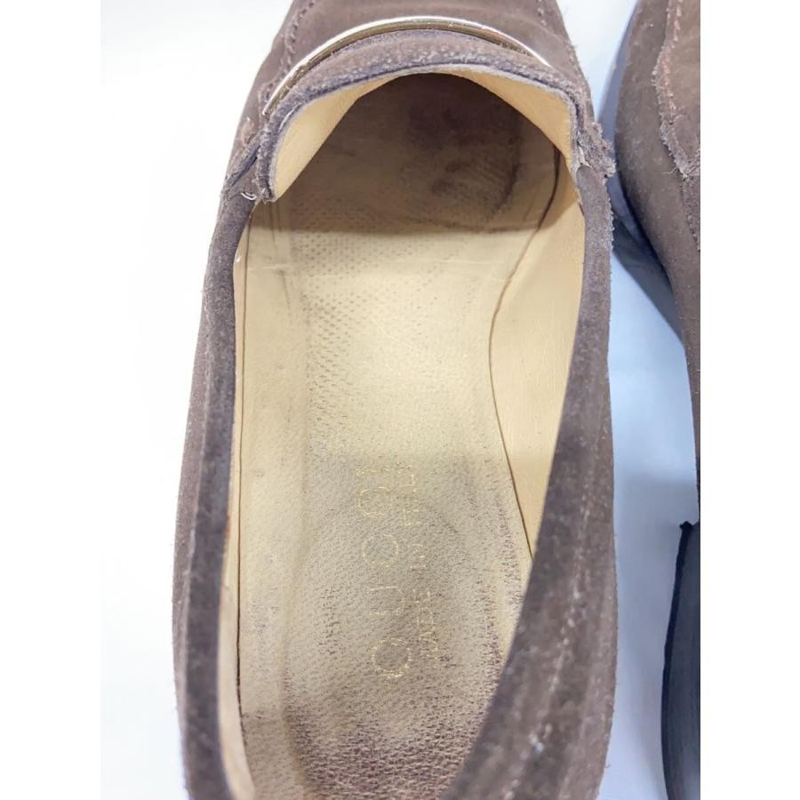 GUCCI Women's Loafers Suede Brown EU36.5/US6.5 113304c thumbnail 6