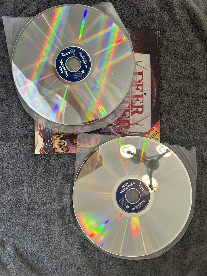 The Deer Hunter Robert De Niro John Savage Meryl Streep (1978) Laserdisc Foto 4 de 4