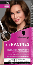 Lot 2 Colorations SCHWARZKOPF Kit Racines - Retouche permanante R6 châtain