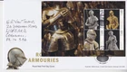 GB ROYAL MAIL FIRST COVER FDC 2025 ROYAL ARMOURIES PRESTIGE PANE 1 HANDWRITTEN
