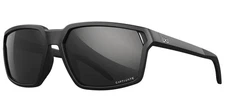 Wiley X Sierra Polarized Matte Black Square Sunglasses w/ Mirror Lens - AC6SRA05