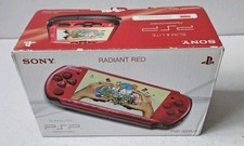 Sony PlayStation Portable PSP 3000 Radiant Red Handheld Console Slim & Lite