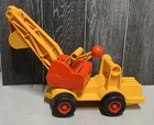 Vintage 1975 Fisher Price Little People Back Hoe Shovel Digger