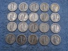 20 SILVER MERCURY DIMES WITH DATES lot WG — photo 6