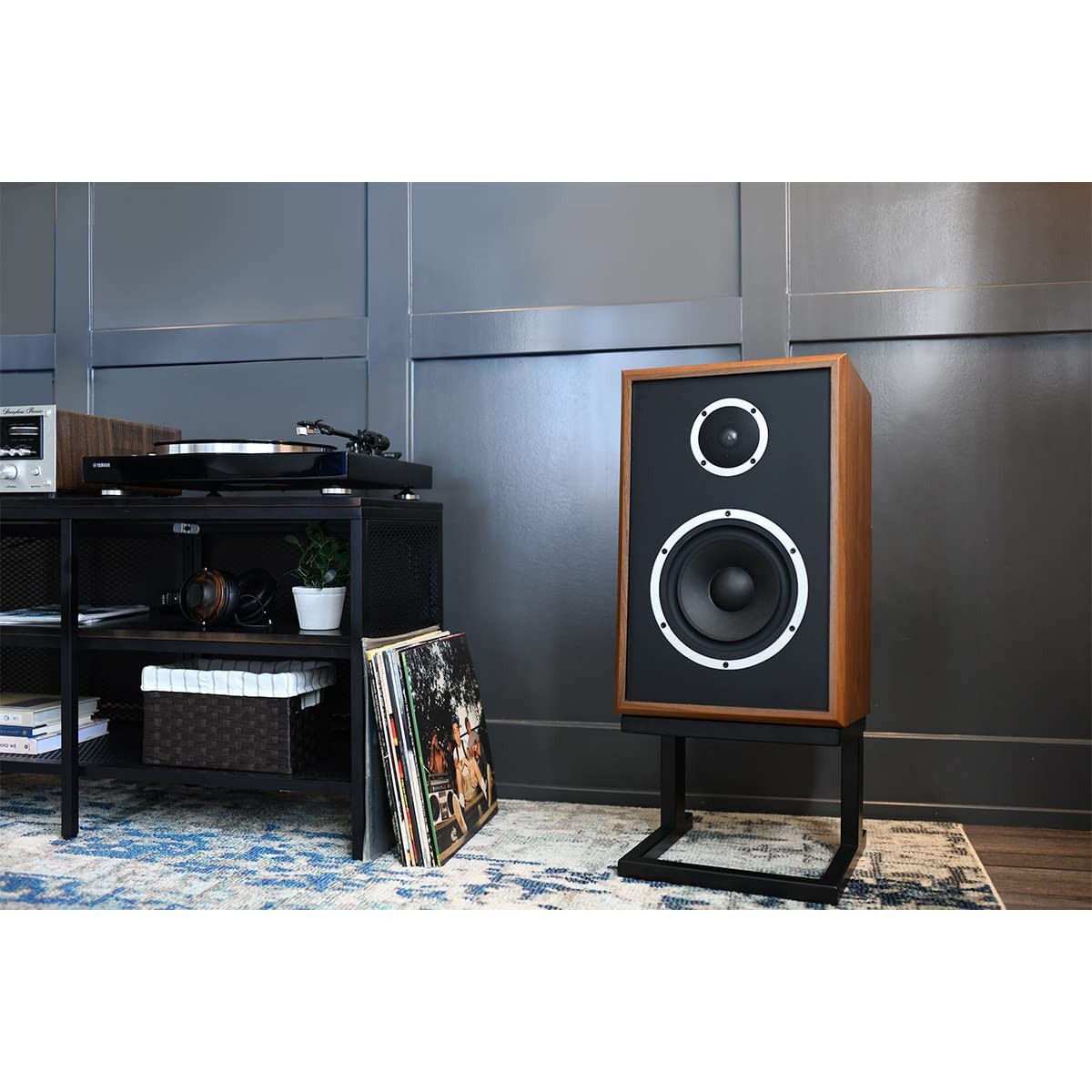 KLH Model Three Acoustic Suspension Bookshelf Speaker - Walnut - Each
