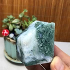 98g Natural Moss agate Rough/Polish original mineral Crystal Specimen A5515