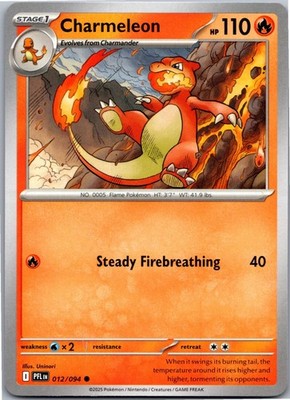 Charmeleon - ME02: Phantasmal Flames 012/094 - Common - Regular