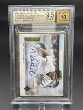Derek Jeter 2020 Transcendent Captain's Collection Auto Card Gem 10 Jersey Match