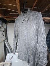 Vintage Versace Classic V2 Mens Greek Key Silk Shirt From 1997