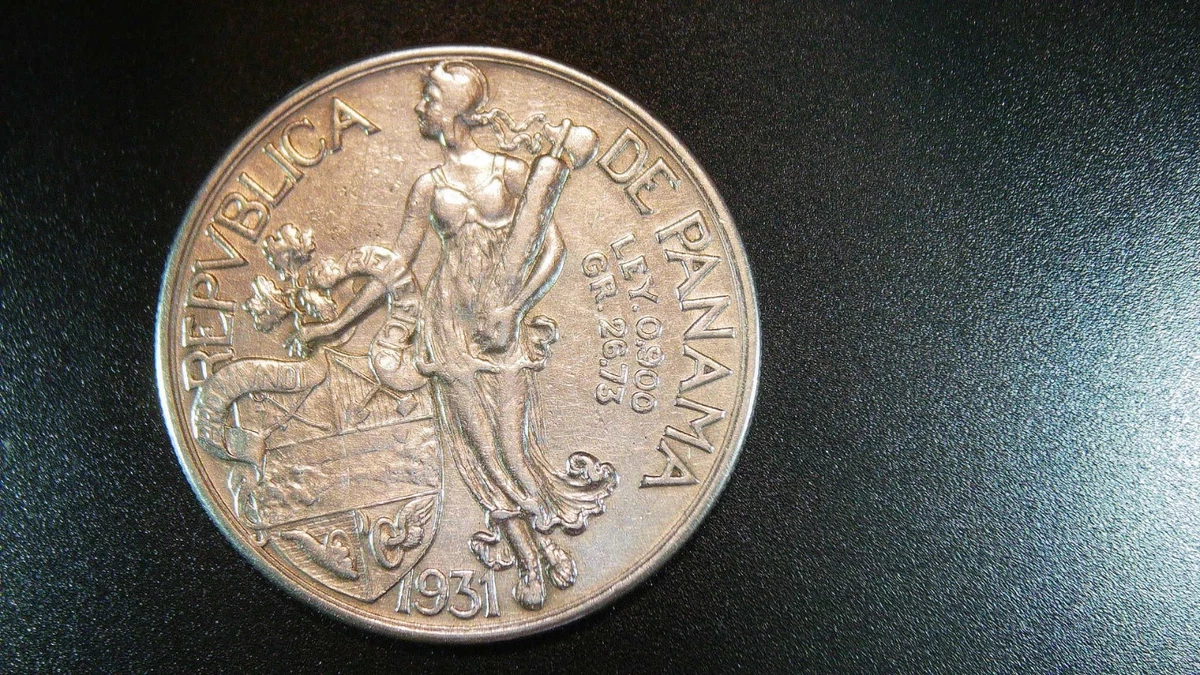 パナマ　1バルボア銀貨　1931年 パナマ 1バルボア銀貨 1931年 1931 Year Panamanian Coins for sale | eBay