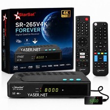 StarSat SR-265V4K 4K UHD Linux Digital Satellite Receiver with Dual-Band Wi-Fi