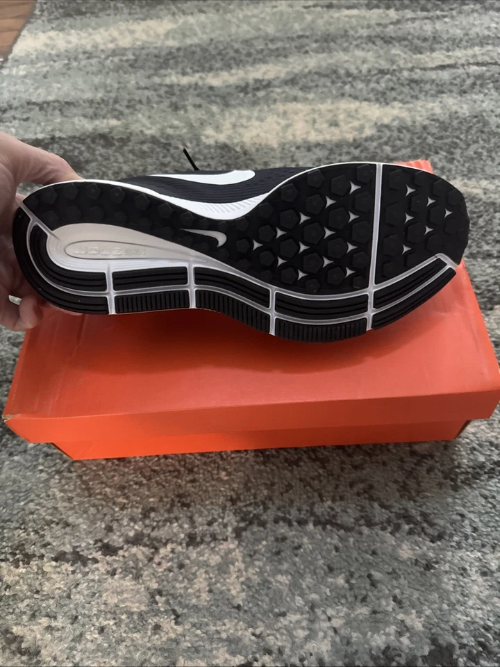 耐克男式 Air Zoom Pegasus 34 12 码黑色白色深灰色 — 第 4/4 张图片