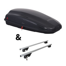 Für Peugeot 407 Break SW 6E / 6D - Dachträger Menabo Sherman & Dachbox Arjes 320