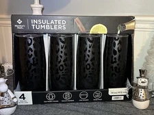 Members Mark Insulated Tumbler Set 4 14oz. *BRAND NEW* SHIPS W/TRACKING #