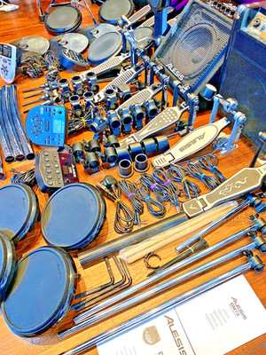 Alesis DM6 E-Drum - Snare Tom Becken Pedal Rack Röhrenmodul 9V - S. Teil wählbar
