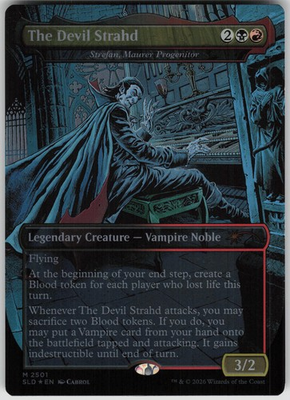 #ad #ad MTG Devil Strahd Strefan Maurer Progenitor Foil NM Secret Lair Drop Magic 2501 $5.49