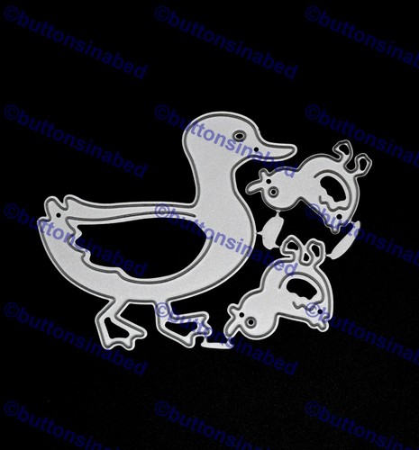 Duck & Chicks Metal Cutting Dies Stencil Set Card Making, Scrapbooking Easter F8 - Picture 4 of 5