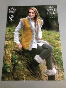 4075 King Cole Knitting Pattern 71//76-112//117cm Sweaters
