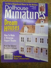 NEW Dollhouse Miniatures issue, Dec 1998