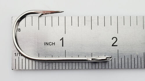 VMC Closed Eye Siwash Hook 9170NI Nickel (Größe: 5/0, Menge: 50 Stck.) NEU VERPACKT 9170 - Bild 4 von 4