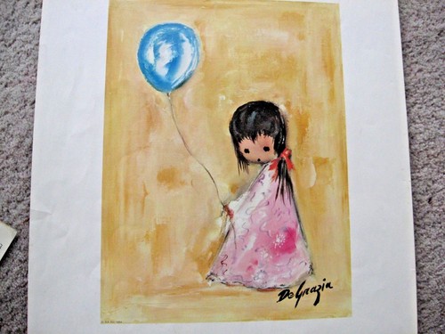 Lot 3 DeGRAZIA Collograph prints Aaron Ashley '64 Balloon Piccolo Pete Sunflower - Picture 3 of 5