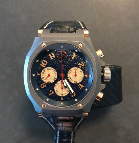 TB Buti Magnum 48mm Special Chronograph 90 500 Ltd Edition Gold And Titanium EBay