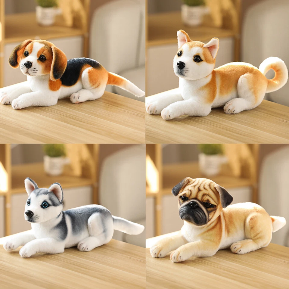 Simulation Dog Dalmatians Beagle Huskie Plush Toy Stuffed Animal Realistic Puppy - image 2 of 4