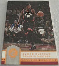 2016-17 Panini Excalibur Basketball DeMar DeRozan Toronto Raptors base card #163