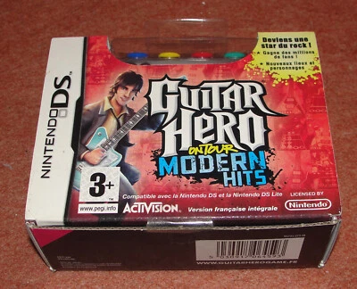 Guitar Hero On Tour Modern Hits Coffret avec Guitar Grip et stylet Jeu DS - Photo 1/2