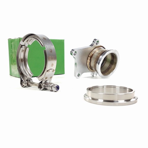 5 Bolt to 2.5" V-Band Adapter + Flange + Clamp For GT35 T3 T4 GT3071R Turbo - Bild 9 von 9