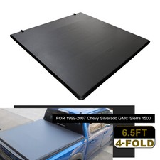 Soft 4-fold 6.5ft Tonneau Cover For 1999-2006 Chevy Silverado Gmc Sierra 1500 Soft 4-fold 6.5ft Tonneau Cover For 1999-2006 Chevy Silverado Gmc Sierra 1500
