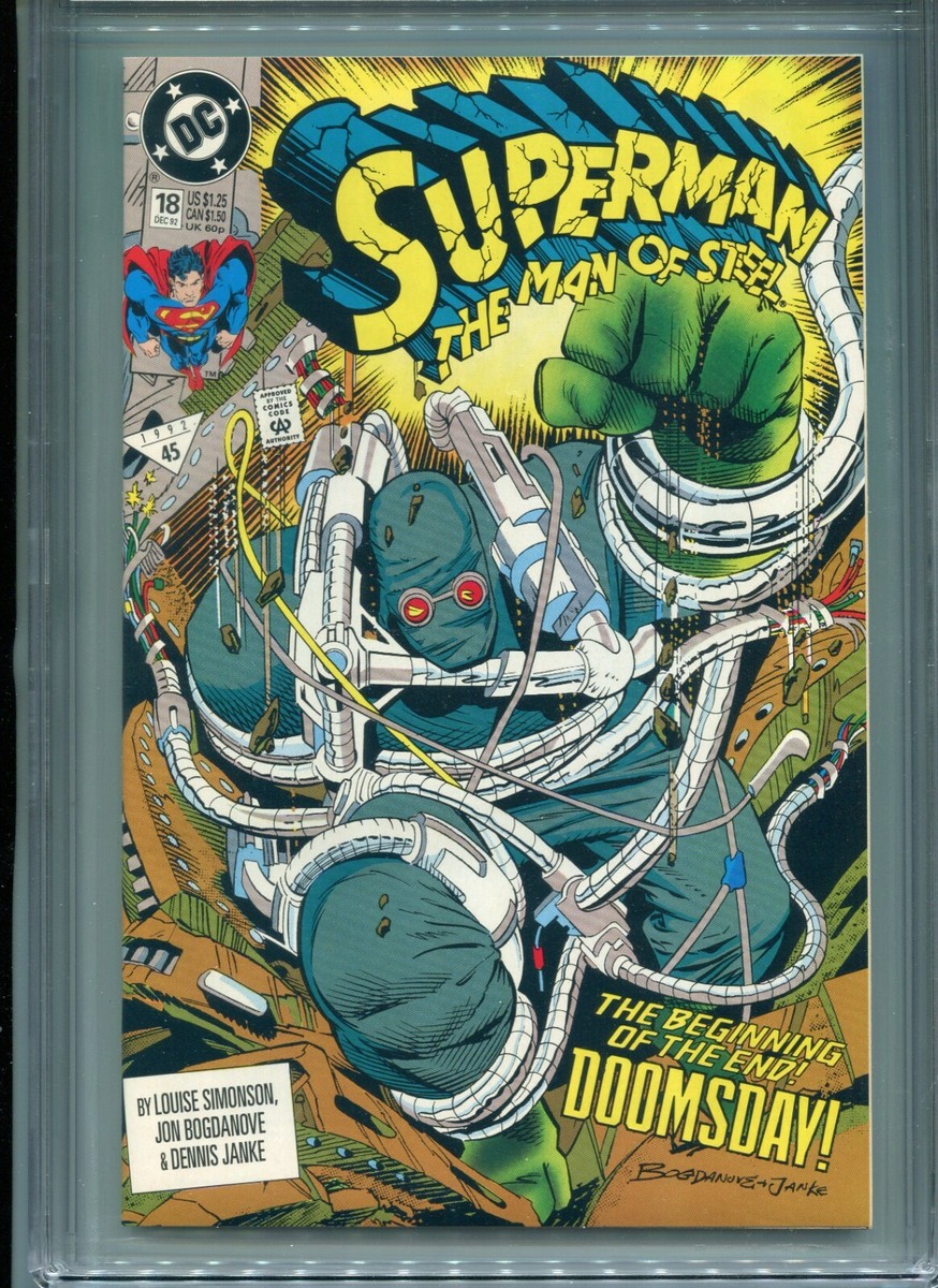 Superman: The Man of Steel #18 (1st Doomsday) CGC 9.8 WP | eBay