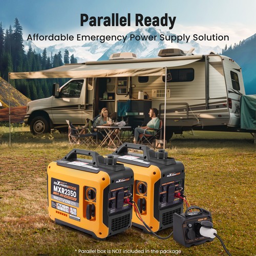 Gasoline Inverter Generator Portable Eco 2.35KW 15kg For Outdoor Travel - Picture 4 of 11