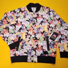 Loungefly Care Bears x Universal Monsters AOP Unisex Bomber Jacket Meduim NEW
