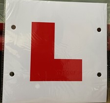 2 x Magnetic L Plates for Learner Drivers - Quick Easy To Fix Learner Sign