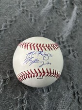 NICK RAMIREZ NOE RAMIREZ CAL STATE FULLERTON SIGNED RAWLINGS  BASEBALL COA