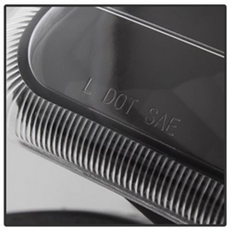 Faros de cristal ámbar Spyder Auto 5064219 con luces de parachoques - negros Foto 4 de 4