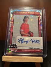 2023 Panini Stars & Stripes Parker Burgess Cracked Ice Auto /23 Canada 🇨🇦