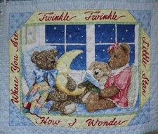Twinkle Twinkle - Baby Quilt - Handmade