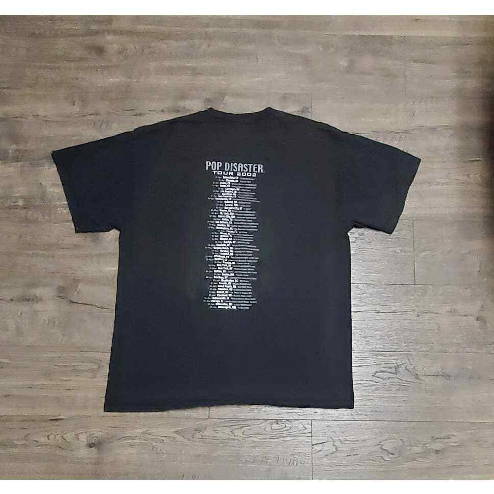 Vintage 2002 Green Day Pop Disaster Band Tour T Shirt Mens Vintage 2002 Green Day Pop Disaster Band Tour T Shirt Mens