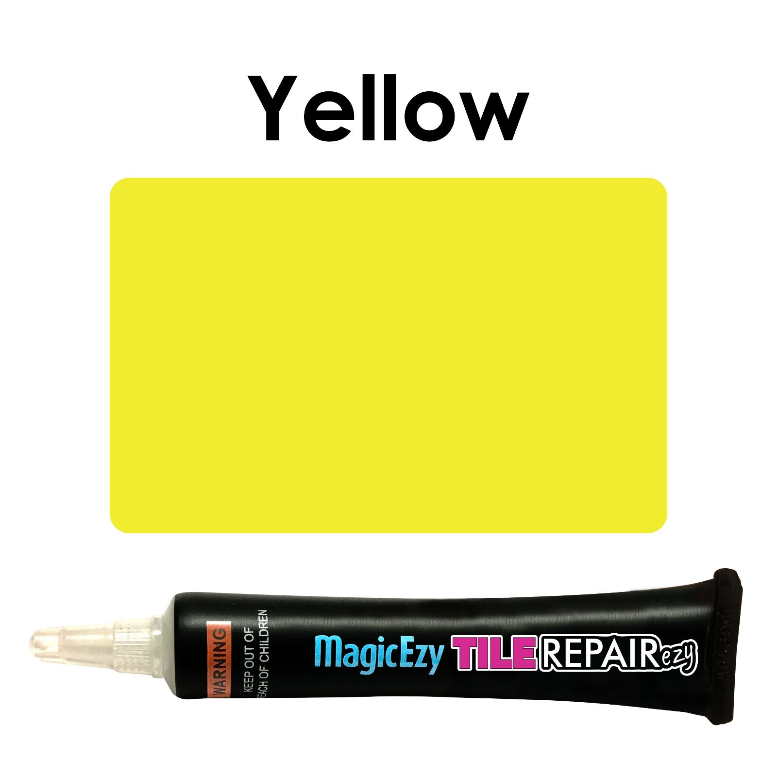 Tile REPAIRezy (Yellow) Touch Up Paint Filler for Porcelain Tiles