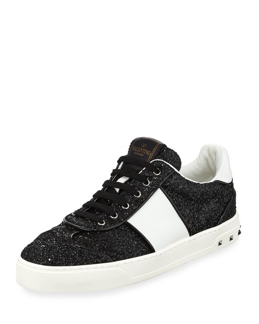 glitter valentino trainers