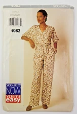 90s SEE & SEW PATTERN 4082 MISSES LOOSE-FITTING TOP & PULL-ON PANTS 18-20-22 UC