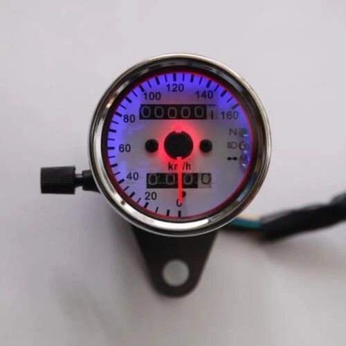 Velocímetro universal indicador Odo para Harley XL Sportster 1200 883 EE. UU. Foto 4 de 4